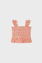 помаранчевий Дитяча бавовняна блузка Mayoral Для дівчаток