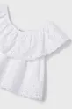 Дитяча бавовняна блузка Mayoral Для дівчаток