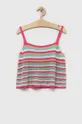 рожевий Дитяча блузка United Colors of Benetton Для дівчаток