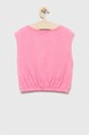 Детски топ United Colors of Benetton 37YKCH00P.G.SEASONAL розов SS23