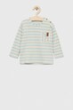 United Colors of Benetton longsleeve niemowlęcy wzorzyste beżowy 3POMA102D.W.SEASONAL