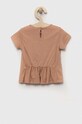 United Colors of Benetton t-shirt niemowlęcy 3QZGA1025.W.SEASONAL beżowy SS23