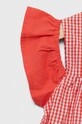 Deklice Otroška bombažna majica United Colors of Benetton 57KTGQ011.P.SEASONAL rdeča