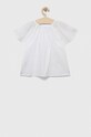 United Colors of Benetton bluzka bawełniana dziecięca 5JO1CQ01K.G.SEASONAL biały SS23