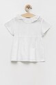 United Colors of Benetton bluza de in pentru copii 5OK4GQ00Y.P.SEASONAL alb SS23