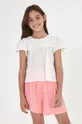 білий Дитяча бавовняна блузка Mayoral Для дівчаток