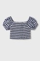 Fete Mayoral bluza de bumbac pentru copii 6198.8G.JUNIOR albastru