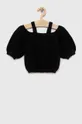 чорний Дитячий светр Sisley Для дівчаток
