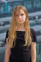 Детская футболка Sisley 3F7EX4002.G.SEASONAL чёрный