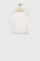 Παιδική βαμβακερή μπλούζα GAP λευκό