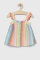 барвистий Дитяча льняна блузка GAP Для дівчаток