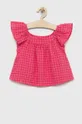 рожевий Дитяча блузка GAP Для дівчаток