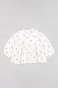 zippy bluzka bawełniana niemowlęca wzorzyste biały ZBGAP0302.23003