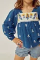 темно-синій Дитяча блузка zippy Для дівчаток