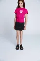 Παιδικό βαμβακερό μπλουζάκι DKNY
