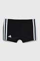 adidas Performance costum de baie copii 3S Planet friendly negru HR7476