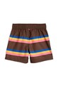 Παιδικό Μαγιό Mini Rodini 2328011416 καφέ SS23