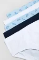 OVS slipy bawełniane dziecięce 5-pack niebieski