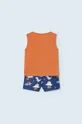 Mayoral komplet kąpielowy dziecięcy – szorty i t-shirt pomarańczowy