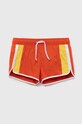 Dětské plavkové šortky United Colors of Benetton Planet friendly červená 5CTG0X00G.G.SEASONAL