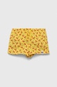 United Colors of Benetton pantaloni scurti de baie copii Planet friendly galben 5HVJ0X00D.G.SEASONAL