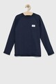 Abercrombie & Fitch longsleeve kąpielowy dziecięcy granatowy KI233.3036