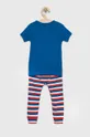 Dječja pamučna pidžama GAP x Marvel plava