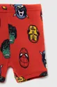 rdeča Otroška bombažna pižama GAP x Marvel