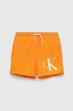 oranžna Otroške kopalne kratke hlače Calvin Klein Jeans Fantovski