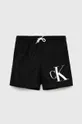 crna Dječje kratke hlače za kupanje Calvin Klein Jeans Za dječake