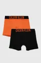 oranžna Otroške boksarice Calvin Klein Underwear 2-pack Fantovski
