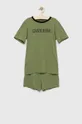 zöld Calvin Klein Underwear póló és boxeralsó Fiú