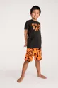 πορτοκαλί Παιδικές βαμβακερές πιτζάμες Coccodrillo Για αγόρια