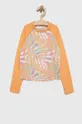 oranžová Detské tričko s dlhým rukávom na kúpanie Columbia Sandy Shores Printed LS Sunguard Chlapčenský