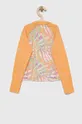 Detské tričko s dlhým rukávom na kúpanie Columbia Sandy Shores Printed LS Sunguard oranžová