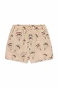 Konges Sløjd pantaloni scurti de baie copii Planet friendly bej KS4715