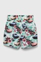 Detské plavkové šortky Abercrombie & Fitch KI233.3056 zelená SS23