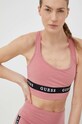 Спортивний бюстгальтер Guess легко ущільнена рожевий V3RP15.KABR0