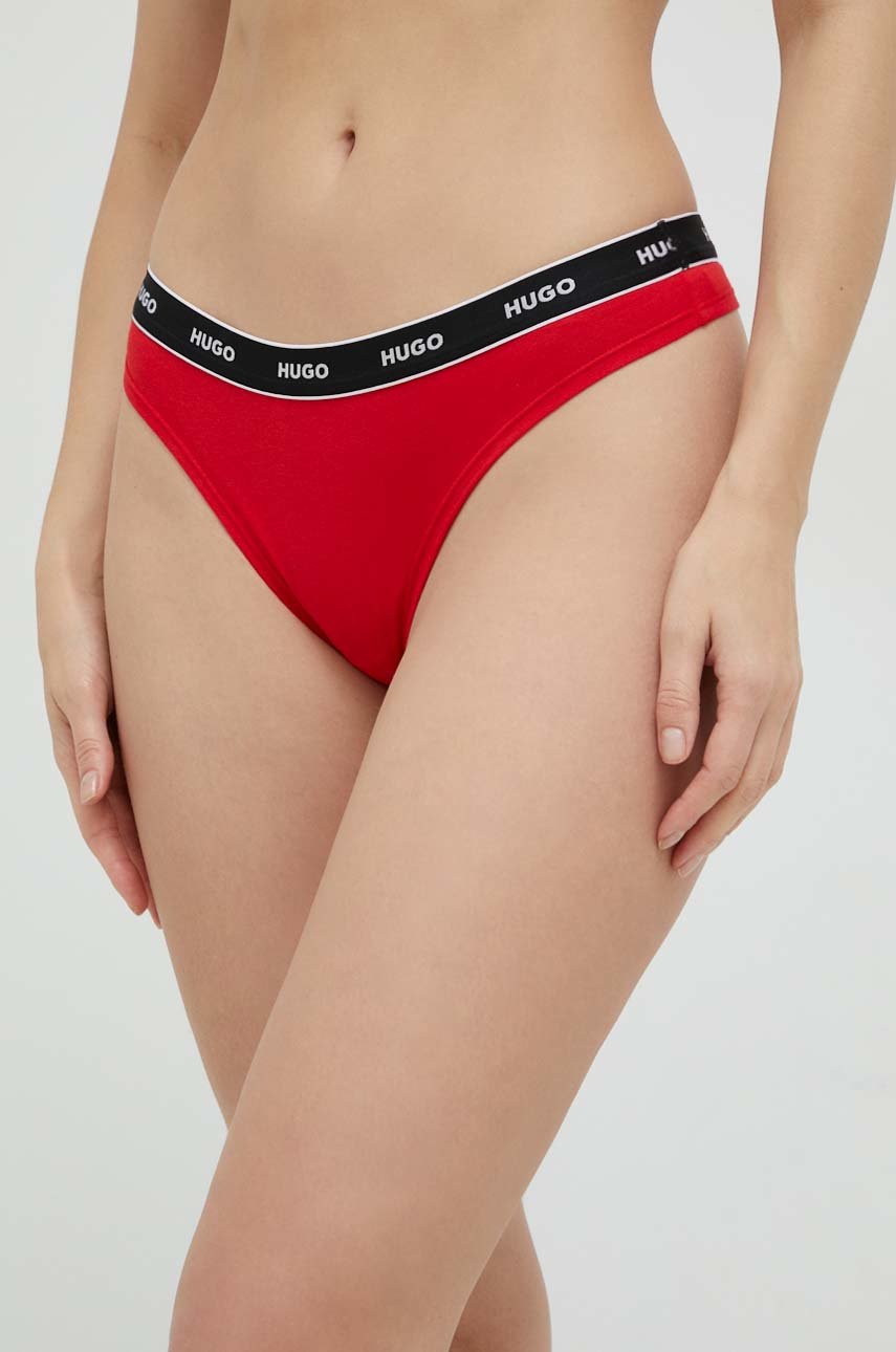 HUGO tanga 3-pack rosu