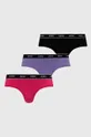 πολύχρωμο Σλιπ HUGO 3-pack Γυναικεία