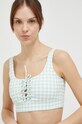 Спортивный бюстгальтер Guess немного упрочнённая зелёный V3GP12.MC049