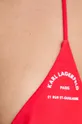 κόκκινο Bikini top Karl Lagerfeld