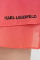 розовый Хлопковое пляжное платье Karl Lagerfeld