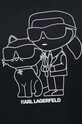 Pyžamová košeľa Karl Lagerfeld 230W2114 čierna