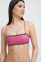 Calvin Klein biustonosz kąpielowy bez fiszbinów fioletowy KW0KW01980.PPYX