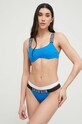 Odzież Calvin Klein biustonosz kąpielowy KW0KW01964.PPYX niebieski