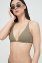 Calvin Klein biustonosz kąpielowy bez fiszbinów zielony KW0KW02041.PPYX