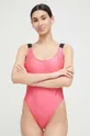 fioletowy Calvin Klein jednoczęściowy strój kąpielowy Damski