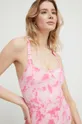 różowy Calvin Klein jednoczęściowy strój kąpielowy
