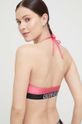 Plavková podprsenka Calvin Klein KW0KW02018.PPYX fialová SS23